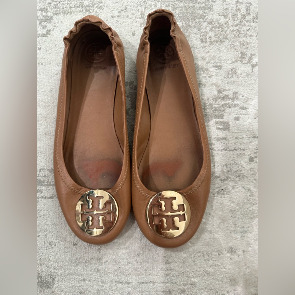 Minnie Travel Ballet Tory Burch Flats tan/beige